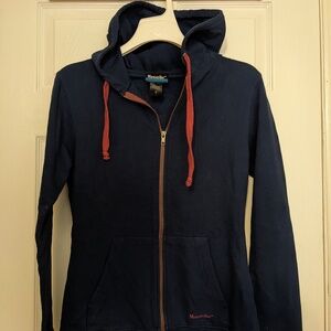 Moosejaw Women's Blue Hoodie size small